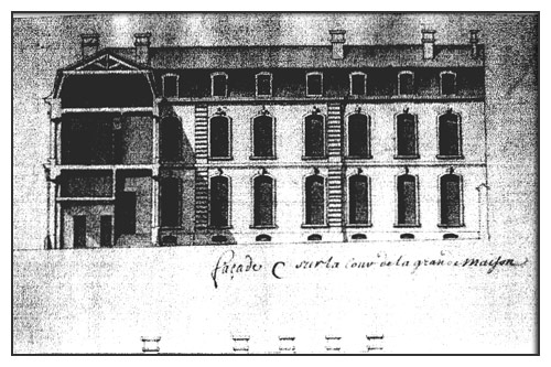 Plan de lâ€™HÃ´tel Mazin (1726)