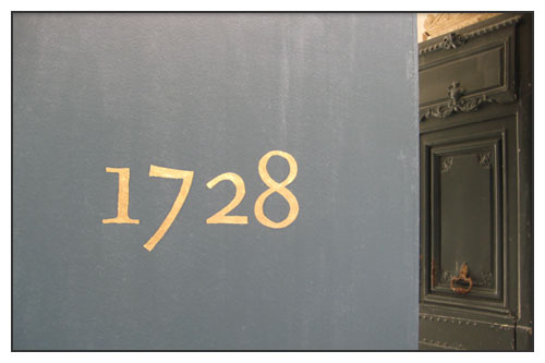 EntrÃ©e du 1728 pendant les travaux