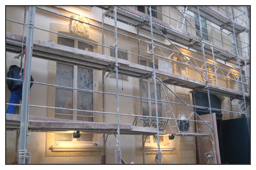 Démontage façade